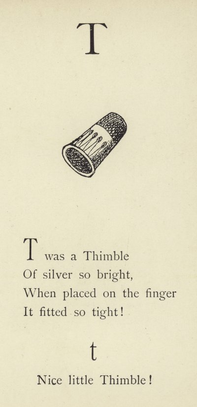 文字T 作： Edward Lear